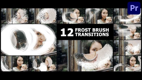 Frost Brush Painting Transitions | Premiere Pro MOGRT