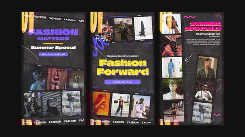 Fashion Film Strip Story
