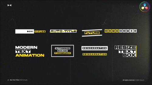 Box Text Titles \ DR