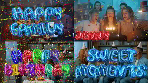 Happy Birthday letters Collection