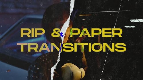Ripped Paper Transitions | MOGRT