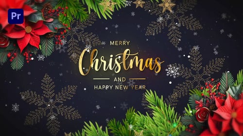 Merry Christmas Intro 2025 MOGRT