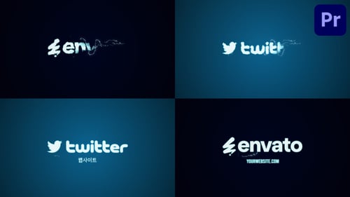 Clean Electric Logo for Premiere Pro