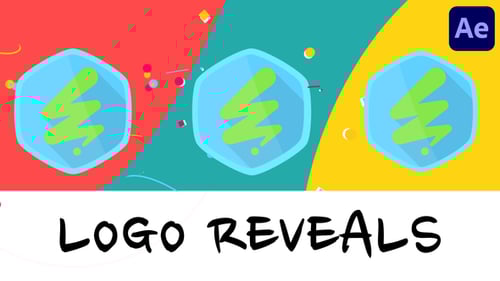 Modern Animated Logo Reveals with Colorful Design