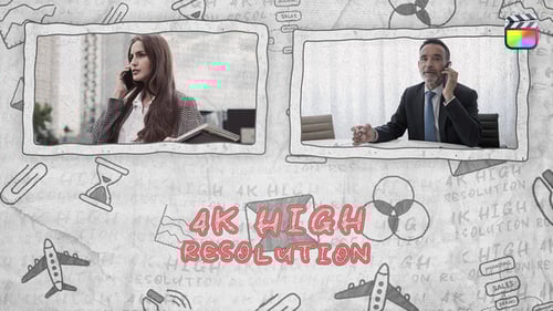 Hand Drawn Corporate Opener - FCPX