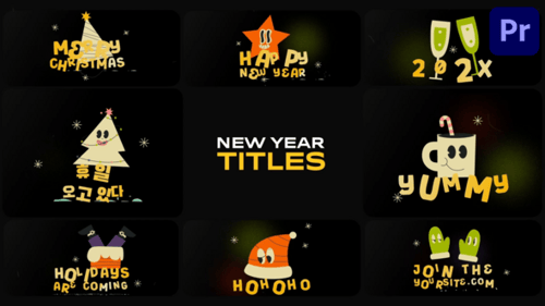 New Year Titles for Premiere Pro