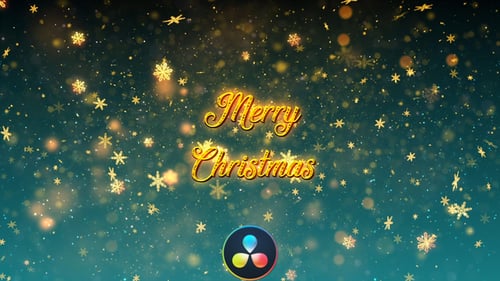Christmas Intro - DaVinci Resolve