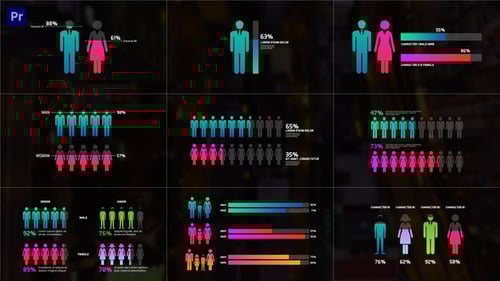 People Chart Infographics | Premiere Pro