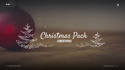 Christmas Lower Thirds \ MOGRt