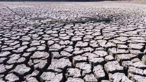 Dried up lake