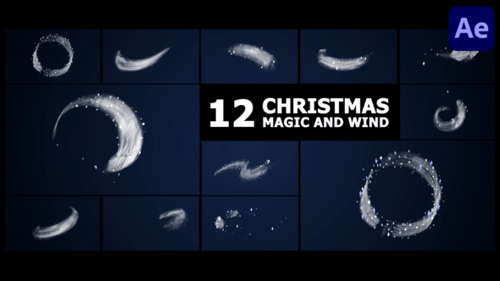 Christmas Magic And Wind for After Effects