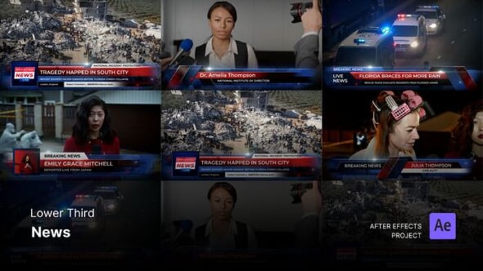 News Editable Video Templates - Envato