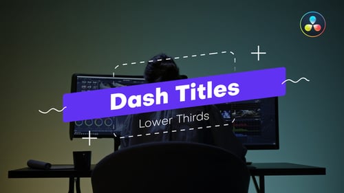 Dash titula los Tercios inferiores de DaVinci Resolve