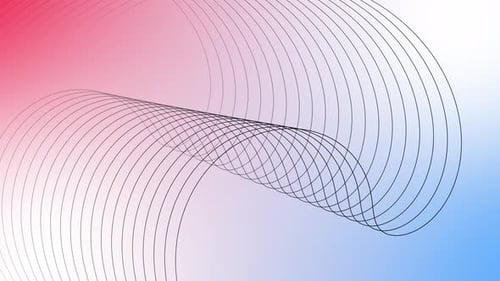 Dynamic Abstract Wavy Lines on Gradient Background