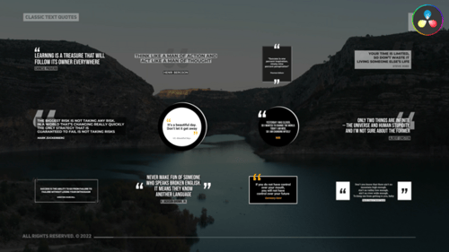 Classic Text Quotes \ DR