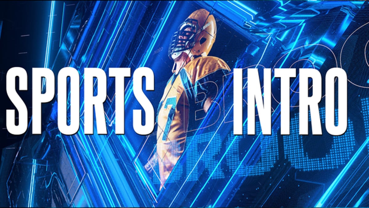 Dynamic Sports Broadcast Intro with Digital Neon Graphics, Openers ft ...