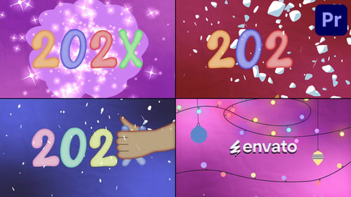 New Year Logo for Premiere Pro