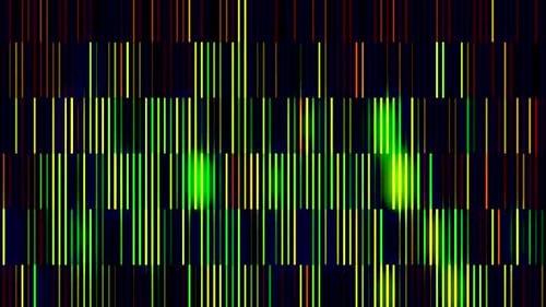 Animated Glitch Effect with Flickering Vertical Lines Digital Background