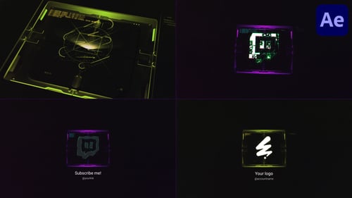 Sci-Fi 3D Logo Reveal for After Effects