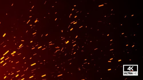 Abstract Embers Floating Particle Animation Loop