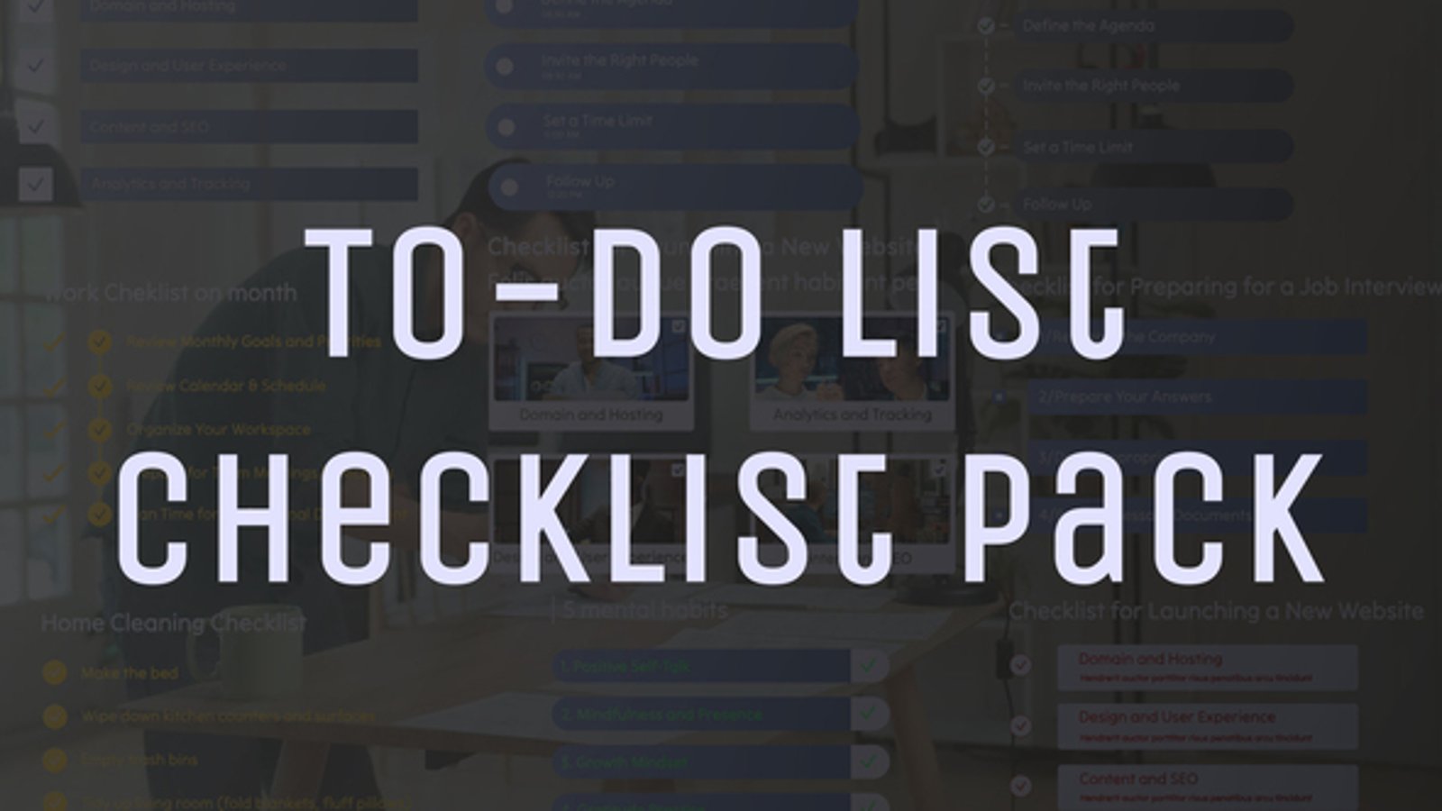 Modern Checklist Pack | MOGRT, Titles ft. checklist & checkmark - Envato