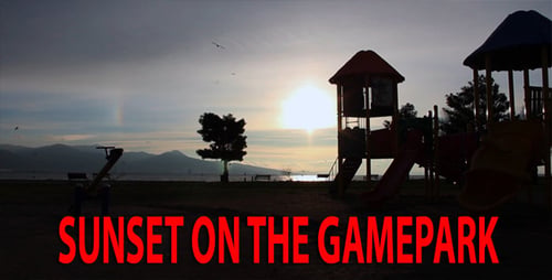 Coucher de soleil sur le Gamepark