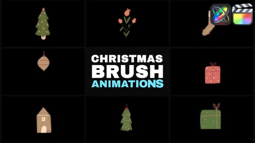 Christmas Brush Animations for FCPX