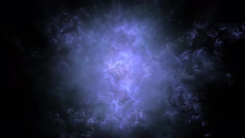 Abstract Blue Energy Light Burst Loop