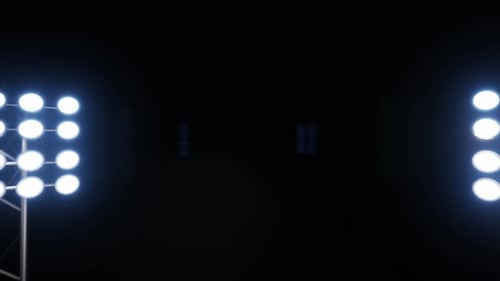 Fond sportif avec des lumières vives