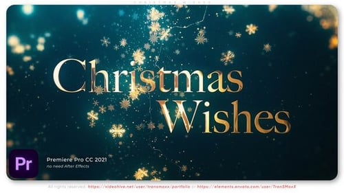 Elegant Sparkling Christmas Greeting Titles