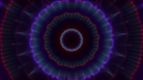 Purple Symmetrical Neon Vj Loop