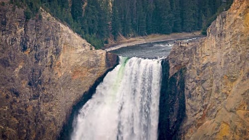 Lower Falls in Yellowstone National Park