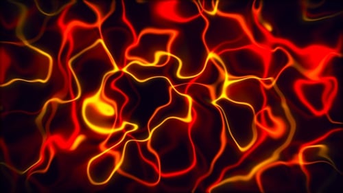 Helle neonrote Linie, abstrakter Hintergrund, nahtlose Schleife
