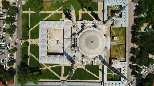 Cour de la mosquée Selimiye à Edirne