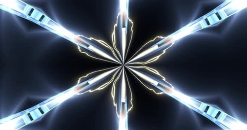 Looped kaleidoscope Abstract Symmetrical Of Geometric Seamless Pattern shape