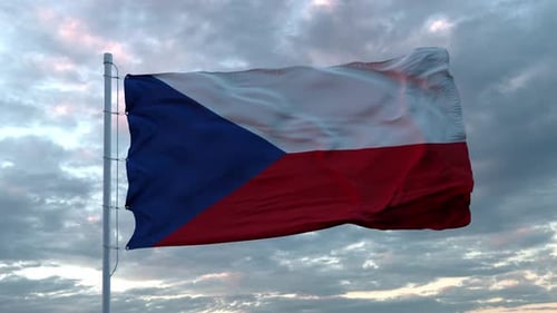 Flag Waving Against Sky