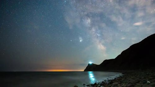 Milky Way galaxy during Perseid stream