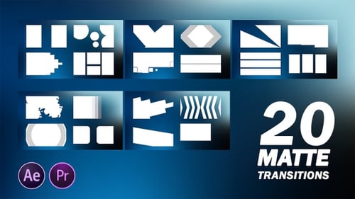 Dynamic Geometric Shape Video Transitions Pack