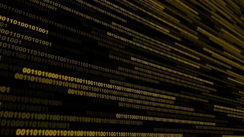 Binary code abstract technology background. Global network