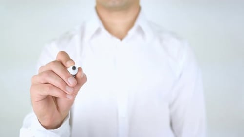 Man Writes 'Be Strong' On Glass