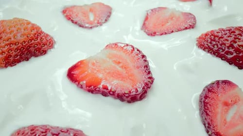 Yogurt with Strawberries