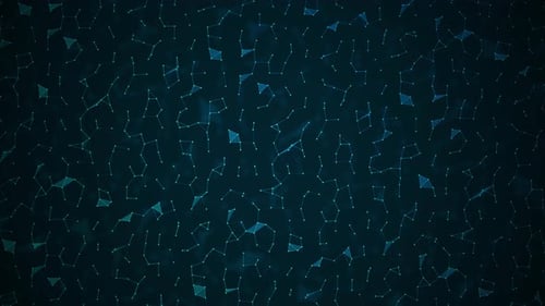 Abstract plexus animated futuristic background