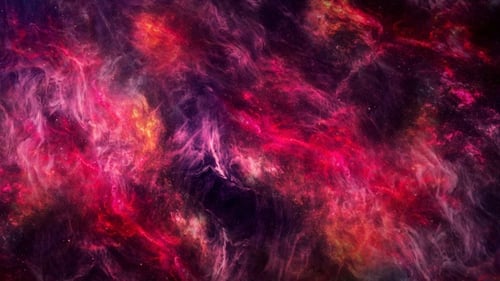 Vibrant Cosmic Nebula Travel Background Loop