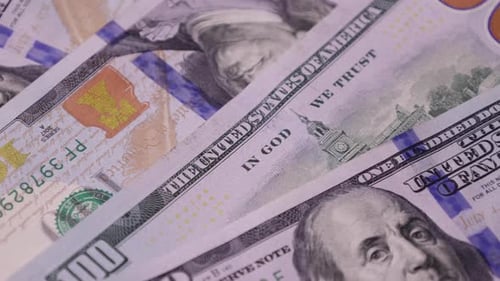 Cash Money New One Hundred US Dollar Bills