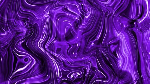 Abstract Purple Fluid Swirls Motion Background