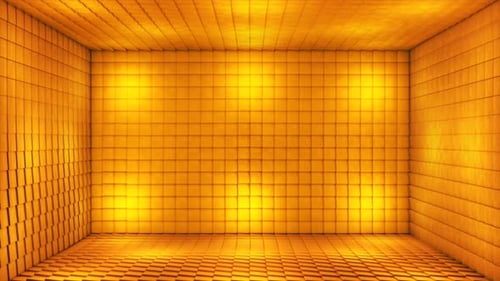 Broadcast Pulsierende Hi-Tech-Würfel Room Stage 03