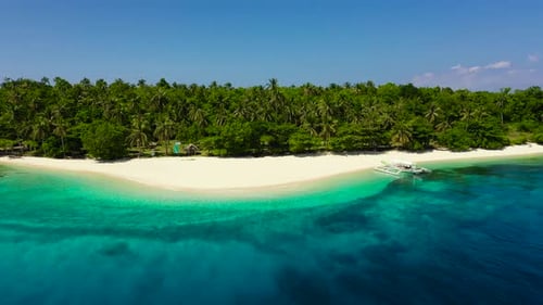 Perfect White Sand Beach on a Tropical Island
