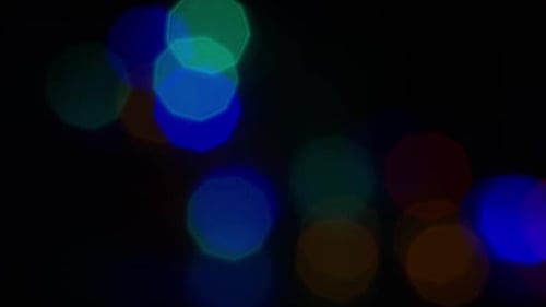 Colorful Bokeh Lights Abstract Background