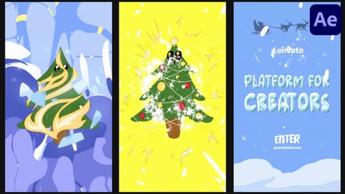 Weihnachtsbaum-Logo| After Effects