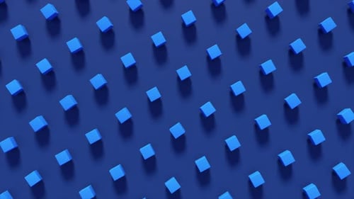 Abstract 3d Render of Geometric Shapes